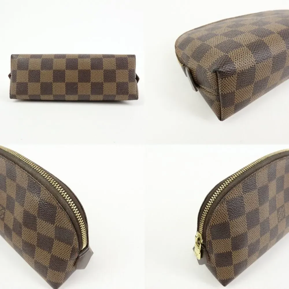 Louis Vuitton Damier Ebene Cosmetic Brown